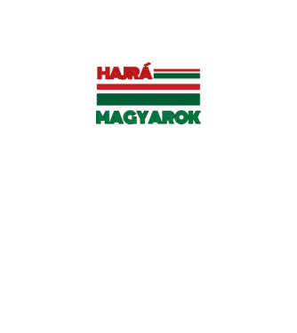 Hajrá Magyarok minta fekete pólón