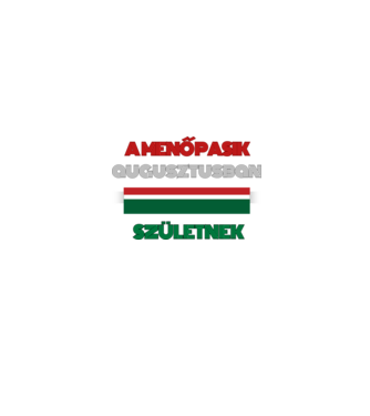 Szülinap retro piros fehér zöld augusztus minta homokszín pólón