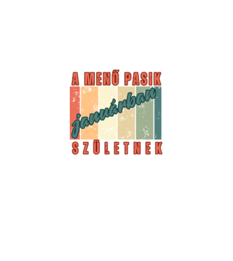 Szülinap menő pasi jan minta fekete pólón
