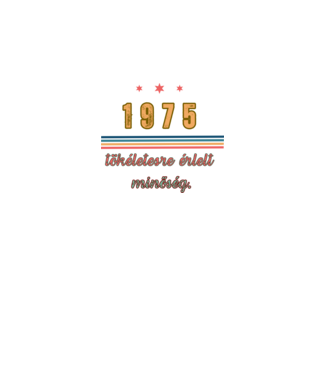 Szülinap 1975.  minta fekete pólón