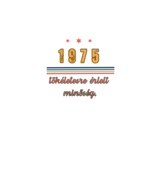 Szülinap 1975.  minta türkiz pólón