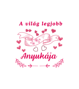 A világ legjobb Anyukája minta homokszín pólón
