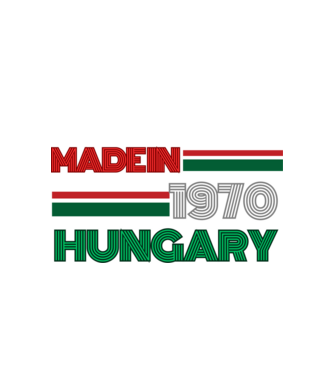Szülinap retro 70 piros fehér zöld minta fehér pólón