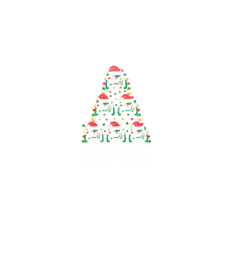 Gamer karácsonyfa minta fekete pólón