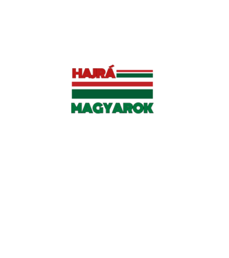 Hajrá Magyarok minta khaki pólón