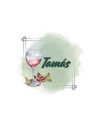 Tamás névnap minta fehér pólón