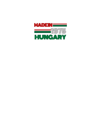 Szülinap retro 1975 piros fehér zöld minta fekete pólón