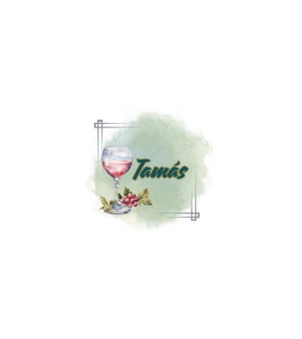 Tamás névnap minta fehér pólón
