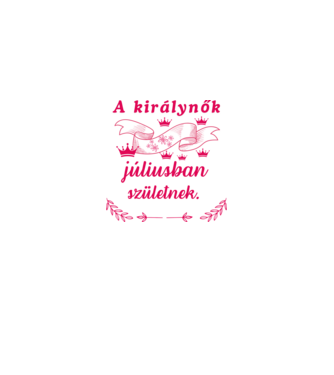 Szülinap királynők szalag pink minta fekete pólón