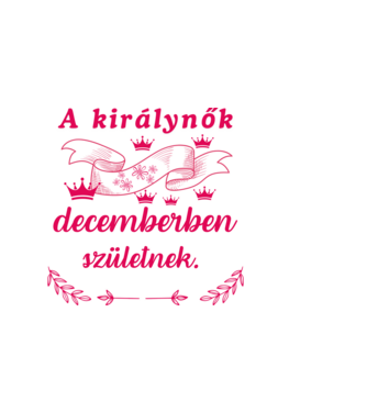 Szülinap királynők szalag pink  minta sötétkék pólón