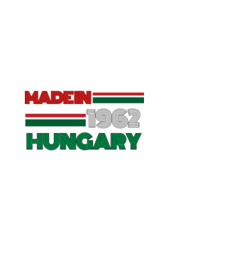 Szülinap retro 62piros fehér zöld (2) minta fehér pólón
