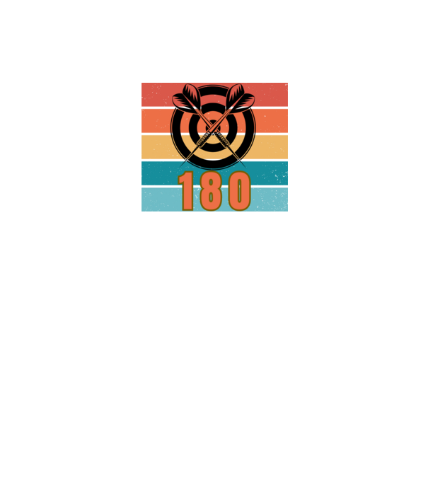 darts 180 minta fekete pólón