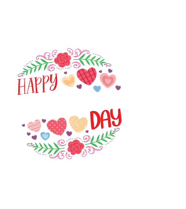 Happy Valentin's Day minta fekete pólón