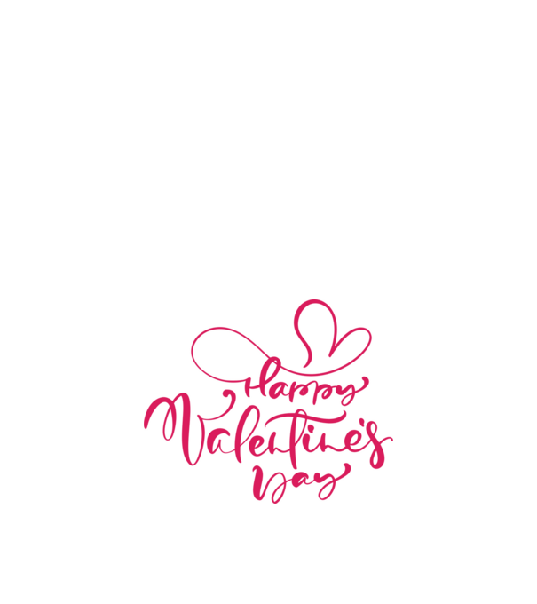Happy Valentines day minta fekete pólón