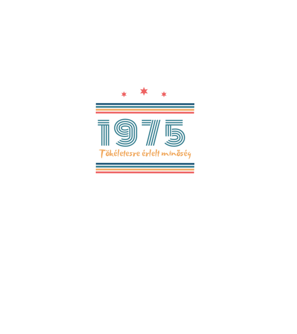 Szülinap 50. 1975  minta fekete pólón