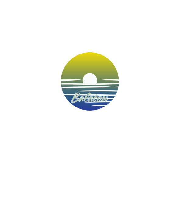 Balaton minta fekete pólón