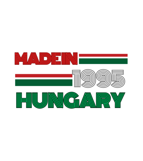 Szülinap retro 1995 minta fehér pólón