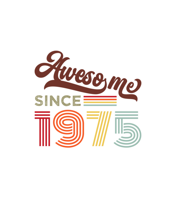 Nagyszerű 1975 óta minta homokszín pólón