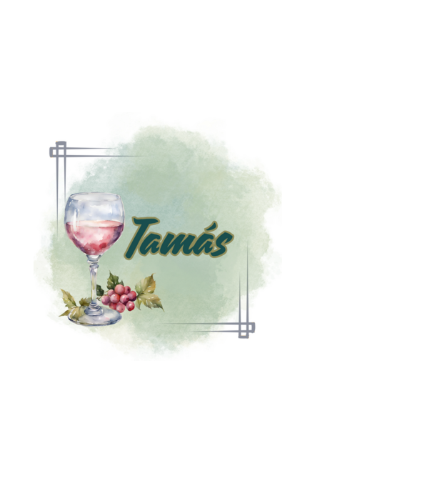 Tamás névnap minta világoskék pólón