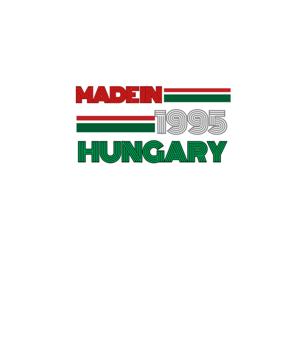 Szülinap retro 1995 minta fekete pólón