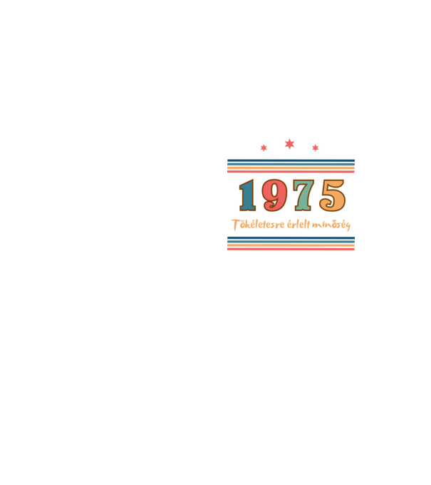 Szülinap tökéletes1975 minta neonsárga pólón