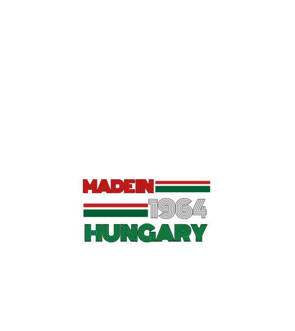 Szülinap retro 64 piros fehér zöld minta fehér pólón