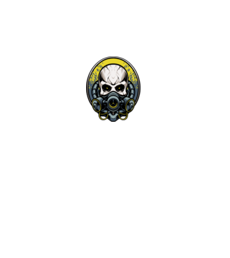 Masked minta fekete pólón