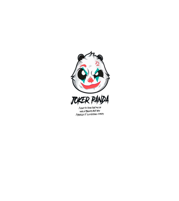 Joker minta szürke pólón
