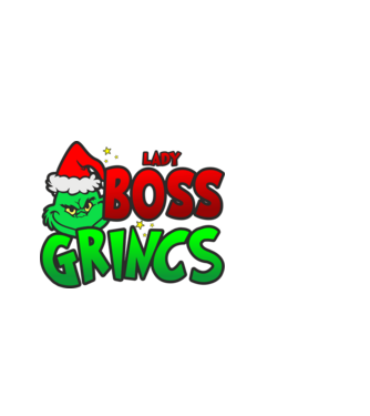 Lady Boss Grincs minta fehér pólón