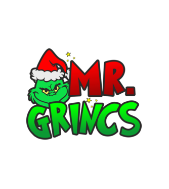 Mr. Grincs minta fehér pólón