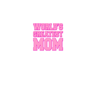 World's greatest mom minta fekete pólón