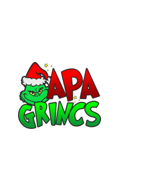 Apa grincs minta fekete pólón