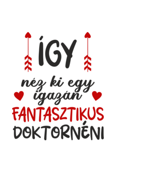 Így néz ki egy igazán fantasztikus doktornéni minta fekete pólón