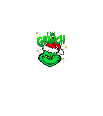 I am Grinch minta királykék pólón