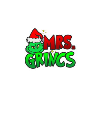 Mrs. Grincs minta fekete pólón