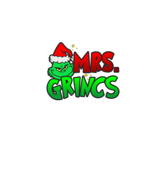Mrs. Grincs minta fekete pólón