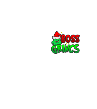 Boss Grincs minta neonsárga pólón