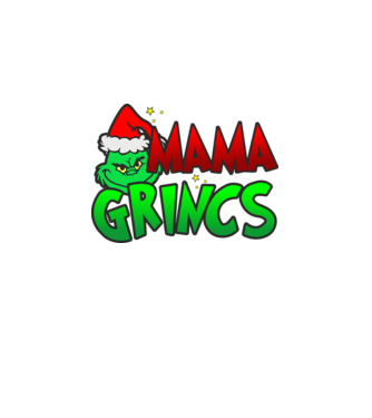 Mama grincs minta fekete pólón