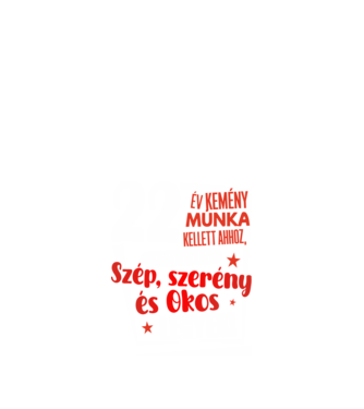 22 év kemény munka kellett minta fekete pólón