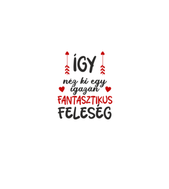 így néz ki egy igazán fantasztikus feleség minta homokszín pólón