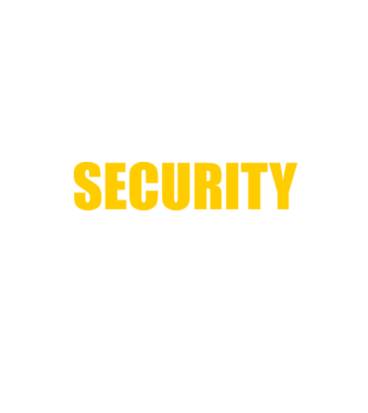 Security minta homokszín pólón