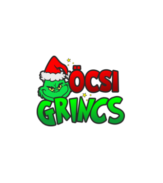 Öcsi grincs minta fekete pólón