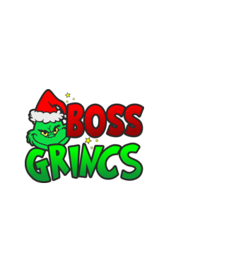 Boss Grincs minta fekete pólón