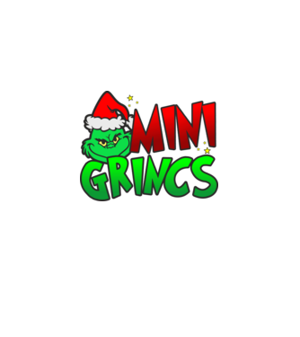 Mini grincs minta fekete pólón