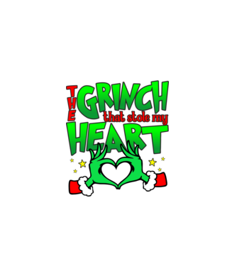 The grinch that stole my heart  minta fehér pólón