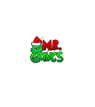 Mr. Grincs minta farmerkék pólón