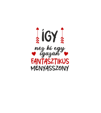 így néz ki egy igazán fantasztikus menyasszony minta fehér pólón