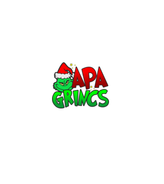 Apa grincs minta farmerkék pólón