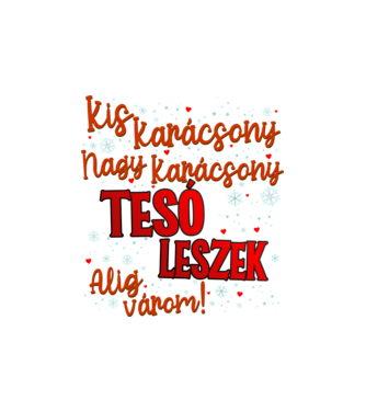 Tesó leszek! minta homokszín pólón