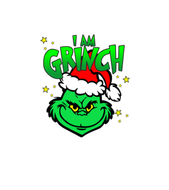 I am Grinch minta homokszín pólón